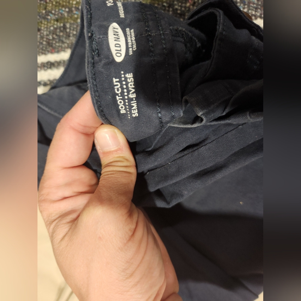 Old Navy Navy Blue Bootcut Pants - Picture 3 of 5